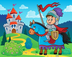 Image showing Knight on horse theme image 2
