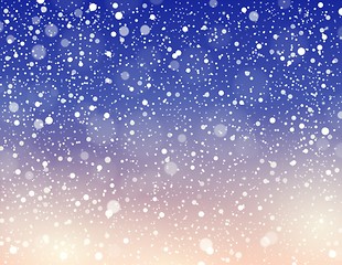 Image showing Abstract snow theme background 6