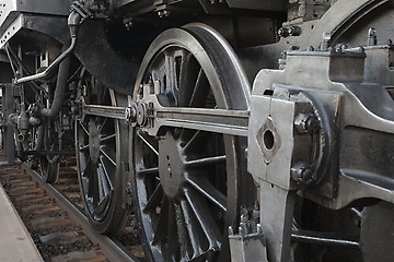 Image showing Steam Locomotive Closeup