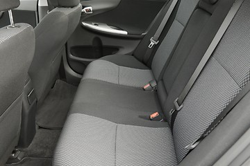 Image showing Car Interior Backseat