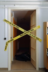 Image showing Crime scene signs