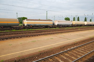 Image showing Freight Train Wagons