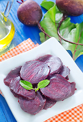 Image showing beet on plate