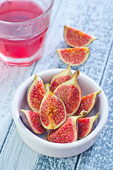 Image showing figs and juice