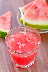 Image showing watermelon smoothie