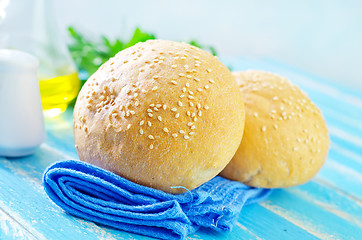 Image showing rolls for burgers