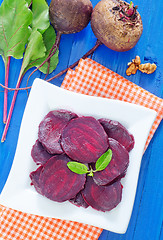 Image showing beet on plate