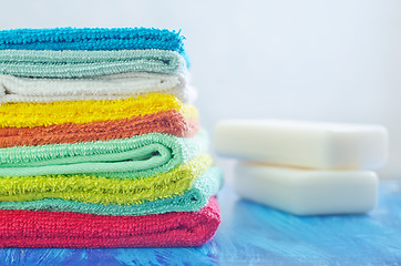 Image showing color towels