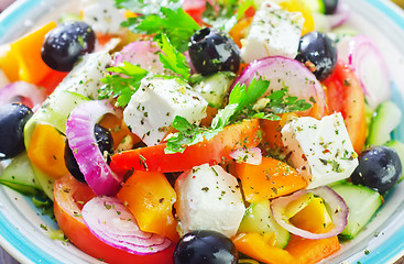 Image showing greek salad