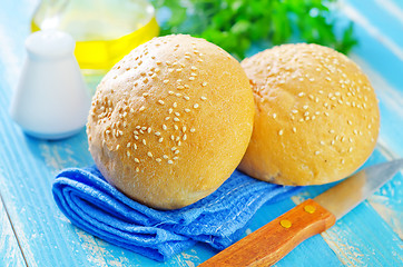 Image showing rolls for burgers