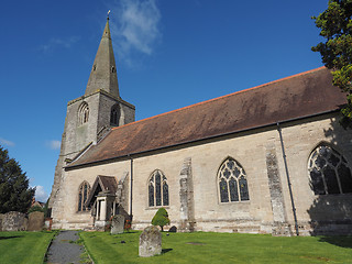 Image showing St Mary Magdalene church in Tanworth in Arden