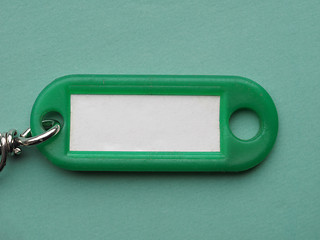 Image showing Green keyring