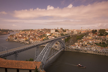 Image showing EUROPE PORTUGAL PORTO RIBEIRA OLD TOWN DOURO RIVER