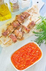 Image showing sauce for kebab