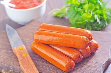 Image showing sausages