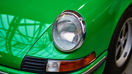 Image showing Detail of classic car. 