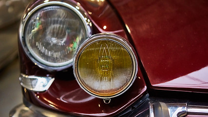 Image showing Detail of classic car. 