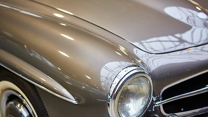 Image showing Detail of classic car. 