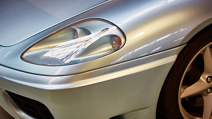 Image showing Detail of classic car. 