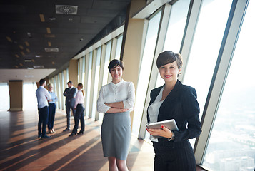 Image showing business people group, females as team leaders