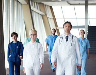 Image showing doctors team walking