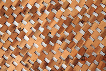 Image showing wooden cubes background