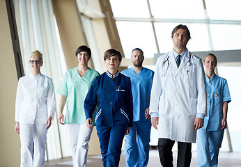 Image showing doctors team walking