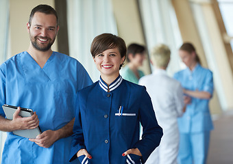 Image showing group of medical staff at hospital