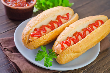 Image showing hot dogs