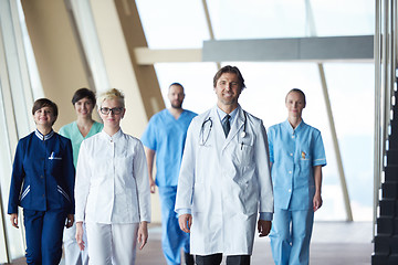 Image showing doctors team walking