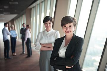 Image showing business people group, females as team leaders