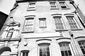 Image showing exterior old architecture in england london europe wall and hist