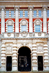 Image showing old construction in england   london wall   light