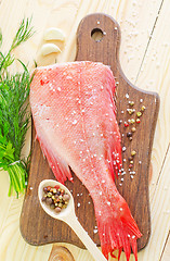 Image showing raw fish