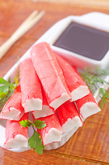 Image showing crab sticks