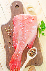 Image showing raw fish