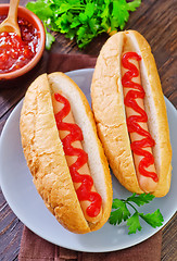 Image showing hot dogs