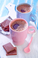 Image showing cocoa drink with chocolate