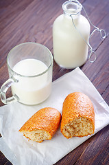 Image showing milk and bread