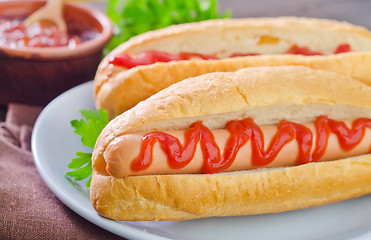 Image showing hot dogs