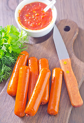 Image showing sausages