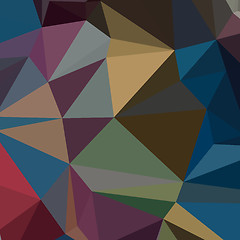 Image showing Blue Sapphire Abstract Low Polygon Background