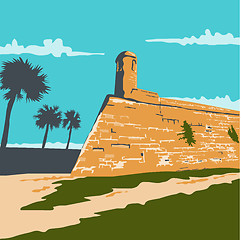 Image showing Fort Marion St. Augustine WPA