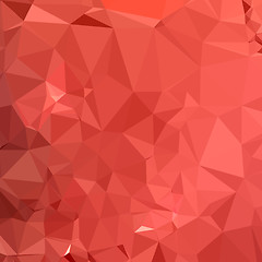 Image showing American Rose Red Abstract Low Polygon Background