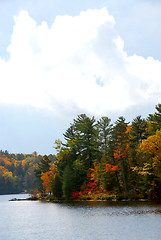 Image showing Autumn lake
