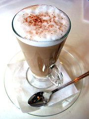 Image showing Latte, closup