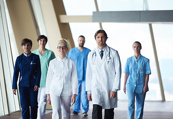 Image showing doctors team walking