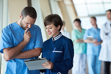 Image showing group of medical staff at hospital