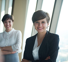 Image showing business people group, females as team leaders