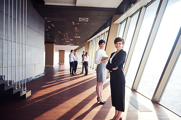 Image showing business people group, females as team leaders